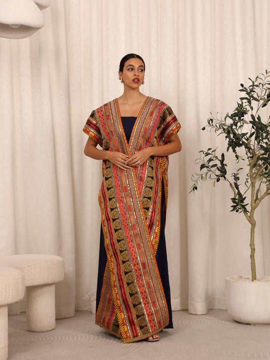 ARABIAN KAFTAN DRESS - BLUE