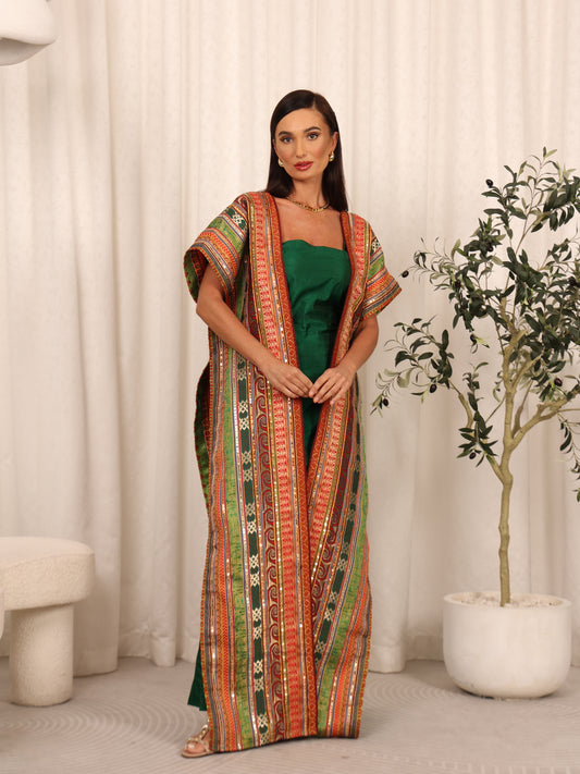 ARABIAN KAFTAN DRESS - GREEN