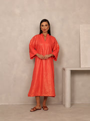 KAFTAN DRESS - RED