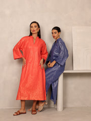 KAFTAN DRESS - RED