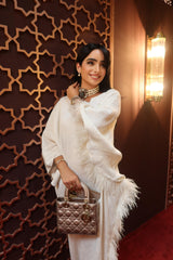 GALA LONG SLEEVE DRESS - WHITE