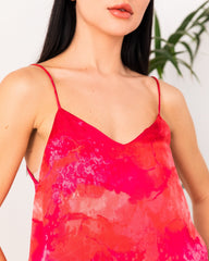 BYSARAD | FLOWY MAXI DRESS - PINK