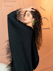 BYSARAD | GALA LONG SLEEVE DRESS - BLACK