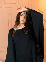 BYSARAD | GALA LONG SLEEVE DRESS - BLACK