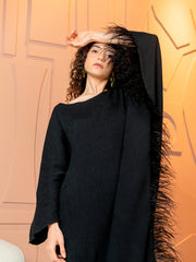 BYSARAD | GALA LONG SLEEVE DRESS - BLACK