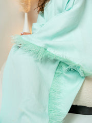 BYSARAD | GALA LONG SLEEVE DRESS - TURQUOISE