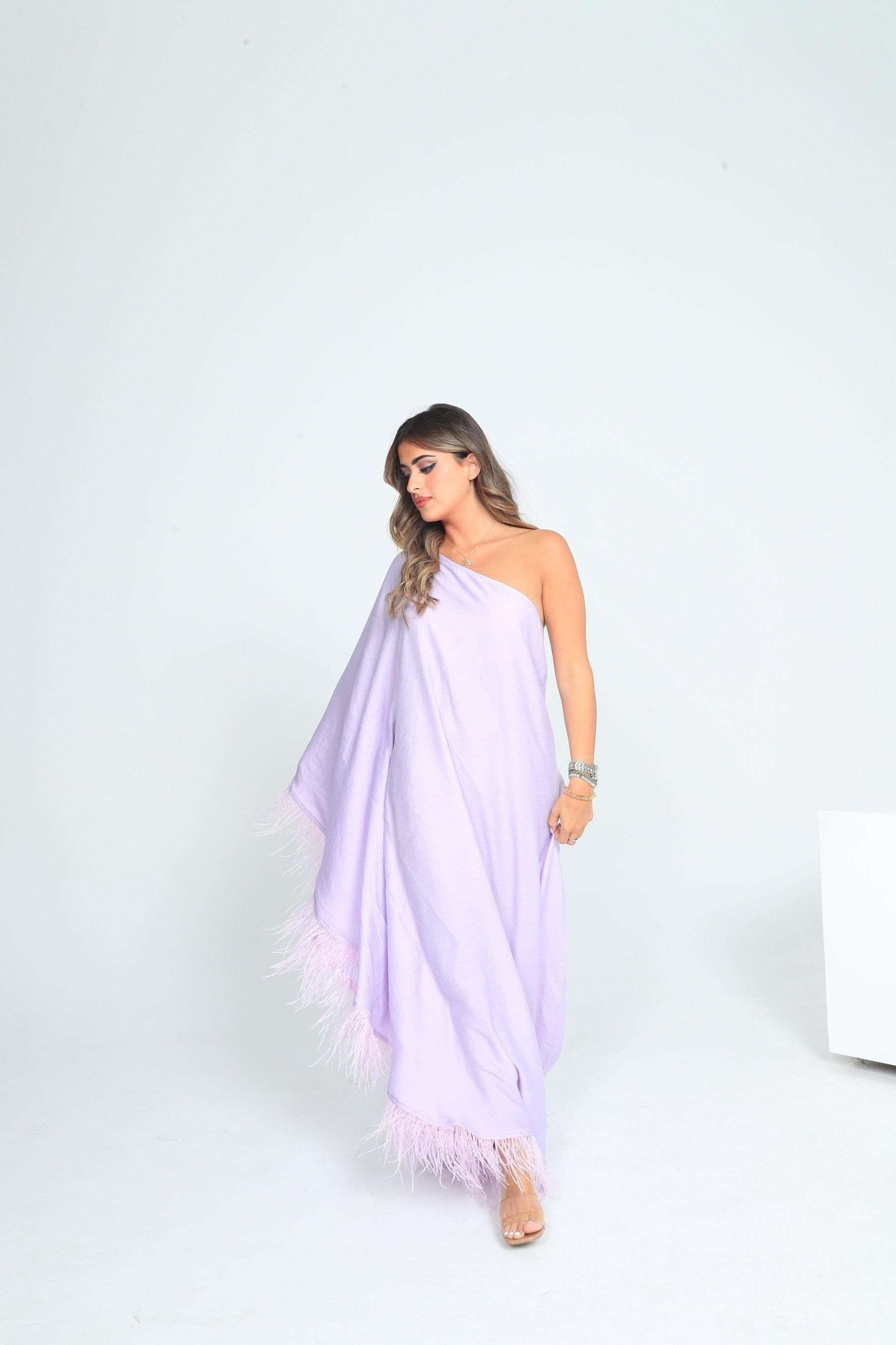 BYSARAD | GALA OFF SHOULDER DRESS - LILAC