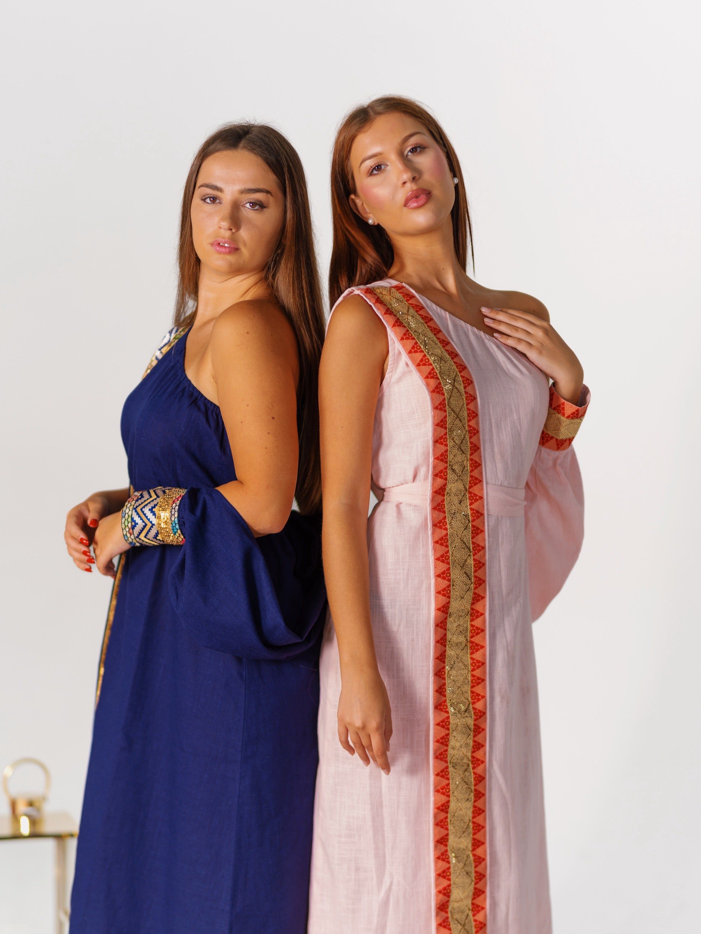 BYSARAD | THE GAIA KAFTAN DRESS - PINK
