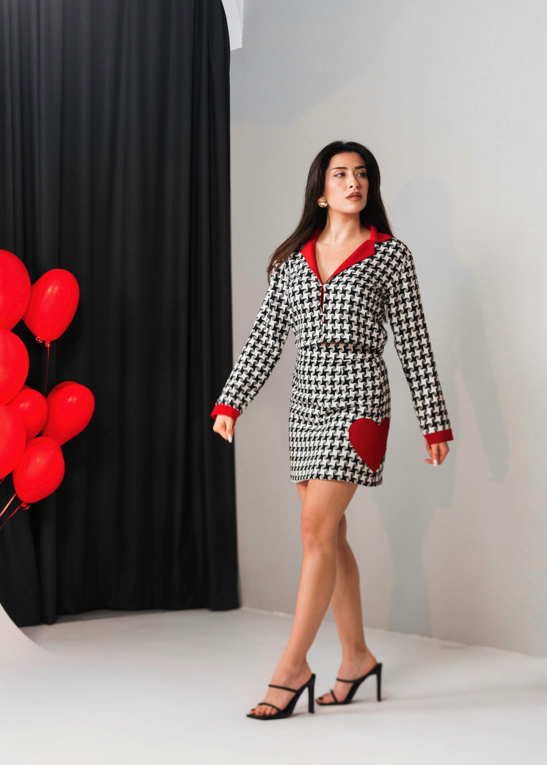 BYSARAD | THE LOVE CAPSULE - CARDIGAN & SKIRT SET