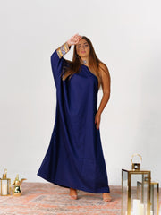 BYSARAD | THE MAIA KAFTAN DRESS - NAVY