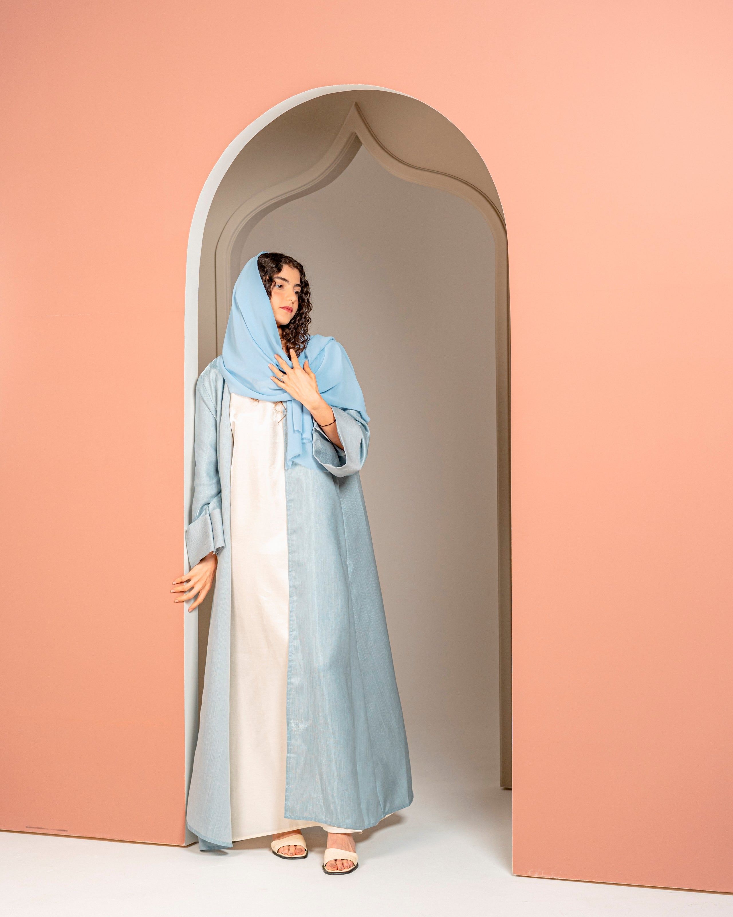BYSARAD | THE MIRA ABAYA - BABY BLUE