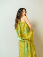BYSARAD | THE SARA KAFTAN DRESS - GREEN