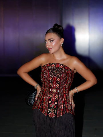 BYSARAD FASHION HOUSE LONG CORSET