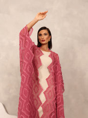 3D EMBROIDERED KAFTAN - BLUSH PINK