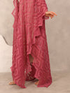 3D EMBROIDERED KAFTAN - BLUSH PINK