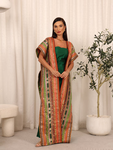 ARABIAN KAFTAN DRESS - GREEN
