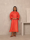 KAFTAN DRESS - RED