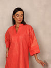KAFTAN DRESS - RED