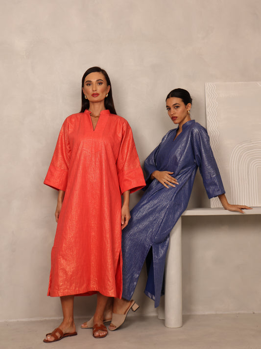 KAFTAN DRESS - BLUE