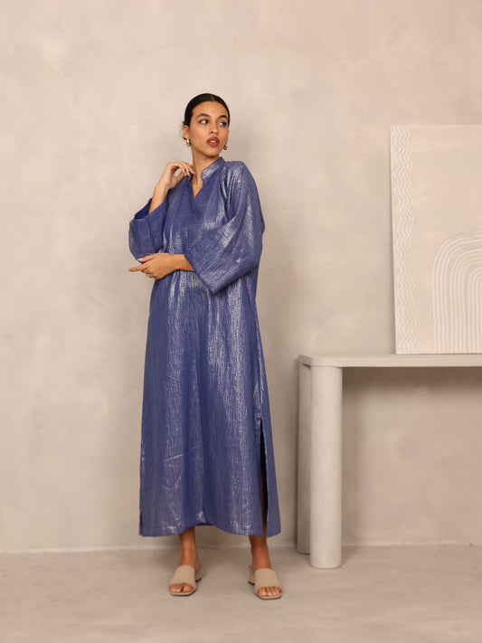 KAFTAN DRESS - BLUE