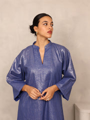 KAFTAN DRESS - BLUE