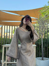 Kaftan Dress - Caramel Brown