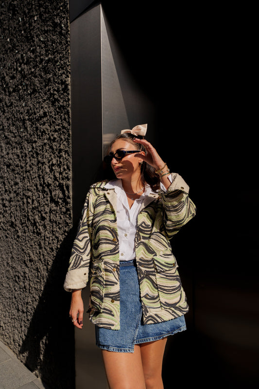 Hand-Knitted Crochet Jacket