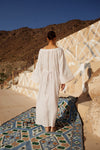 Kaftan Dress - White