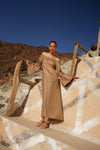 Kaftan Dress - Caramel Brown