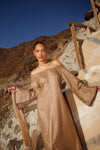 Kaftan Dress - Caramel Brown