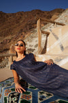 Kaftan Dress - Navy Blue