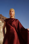 Kaftan Dress - Burgundy