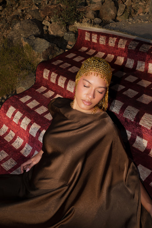 Kaftan Dress - Cocoa Brown