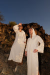 Kaftan Dress with Hood - Beige