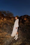 Kaftan Dress with Hood - Off White