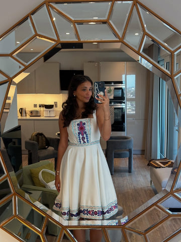 BYSARAD FASHION HOUSE HENNA DRESS