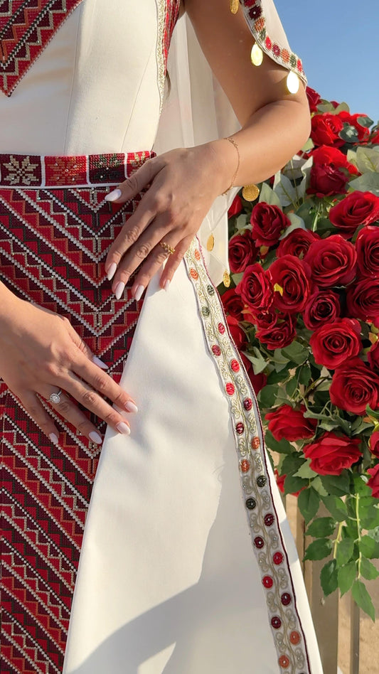 BYSARAD FASHION HOUSE BRIDAL HENNA DRESS