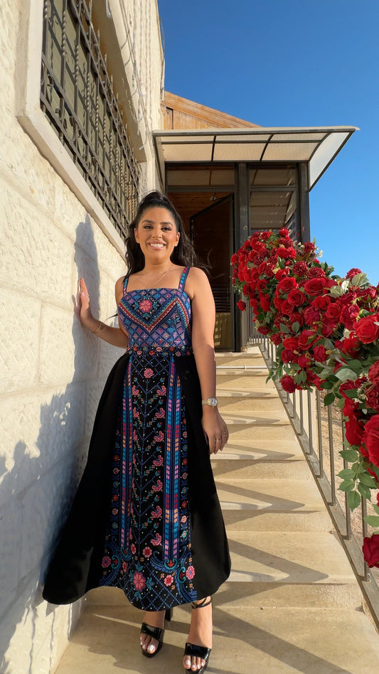 BYSARAD FASHION HOUSE HENNA DRESS