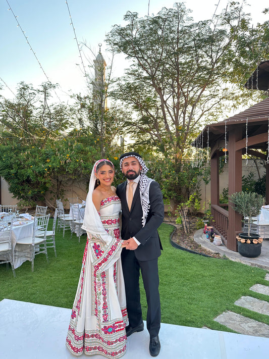 BYSARAD FASHION HOUSE BRIDAL HENNA DRESS