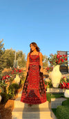 BYSARAD FASHION HOUSE HENNA DRESS