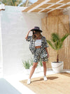 BYSARAD | DAISY SHORTS & SHIRT CO-ORD - BLACK