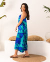 BYSARAD | FLOWY MAXI DRESS - BLUE