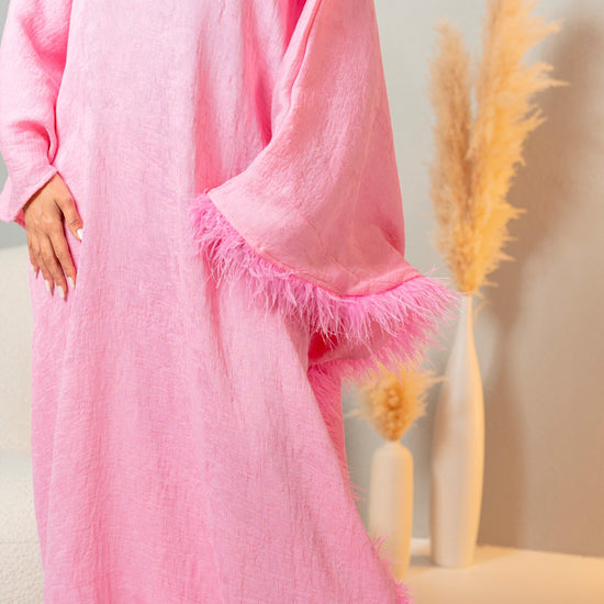 BYSARAD | GALA LONG SLEEVE DRESS - PINK