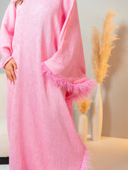 BYSARAD | GALA LONG SLEEVE DRESS - PINK