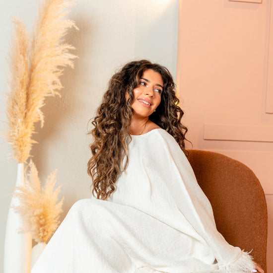 BYSARAD | GALA LONG SLEEVE DRESS - WHITE