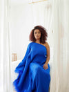 BYSARAD | GALA OFF SHOULDER DRESS - SAPPHIRE BLUE