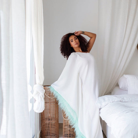 BYSARAD | GALA OFF SHOULDER DRESS - WHITE