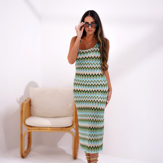 BYSARAD | ICONICA STRAIGHT HEM MAXI DRESS - EARTH