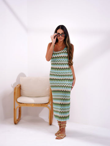 BYSARAD | ICONICA STRAIGHT HEM MAXI DRESS - EARTH