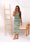 BYSARAD | ICONICA STRAIGHT HEM MAXI DRESS - EARTH